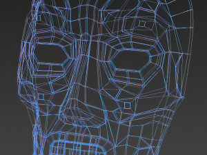 Doom Mask 01 Printable Model do druku 3D