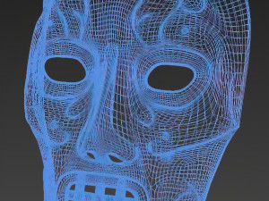 Doom Mask 01 Printable Model do druku 3D