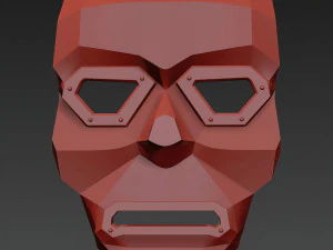 Doom Mask 02 Printable 3D Print Model