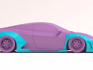 F430 Wide Body Kit 3D Print Model