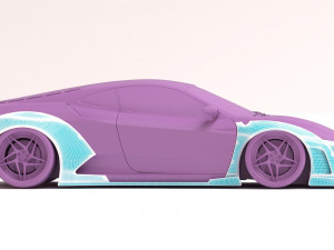 F430 Wide Body Kit Modelo de Impressão 3D