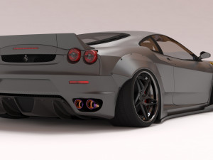 F430 Wide Body Kit Modelo de Impressão 3D