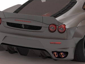 F430 Wide Body Kit Modelo de Impressão 3D