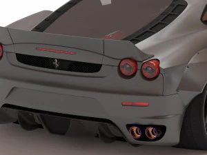 F430 Wide Body Kit 3D Print Model