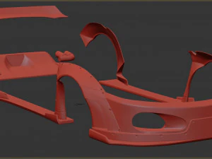 F430 Wide Body Kit 3D Print Model