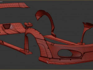 F430 Wide Body Kit 3D Print Model