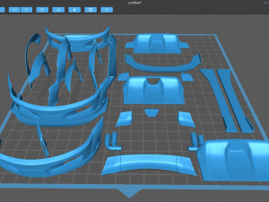 F430 Wide Body Kit Modelo de Impressão 3D