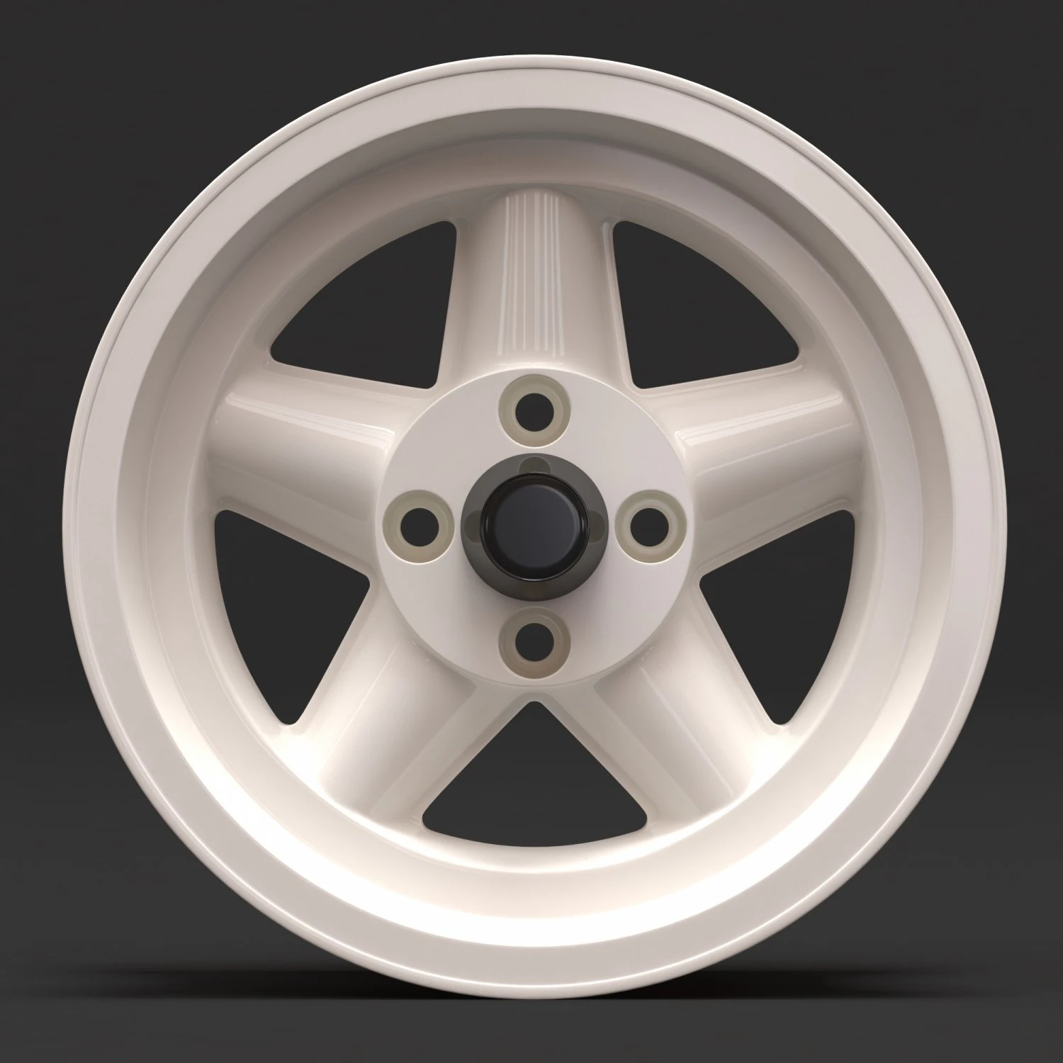 Revolution 5 Spoke Rim 3D Print Model .c4d .max .obj .3ds .fbx .stl .blend