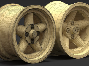 Revolution 5 Spoke Rim Modello di stampa 3D