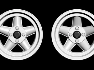 Revolution 5 Spoke Rim 3D Print Model