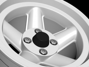 Revolution 5 Spoke Rim Modello di stampa 3D