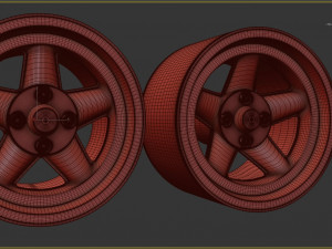 Revolution 5 Spoke Rim Modello di stampa 3D