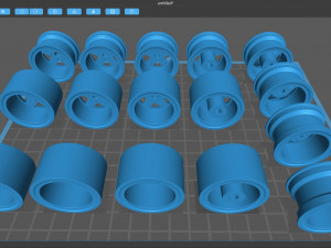 Revolution 5 Spoke Rim Modello di stampa 3D