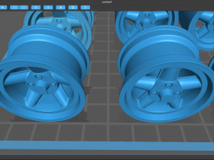 Revolution 5 Spoke Rim Modello di stampa 3D
