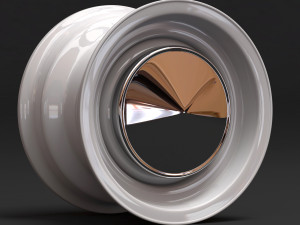 Lotus Cortina Steel Wheels Model do druku 3D