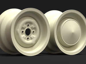 Lotus Cortina Steel Wheels Model do druku 3D