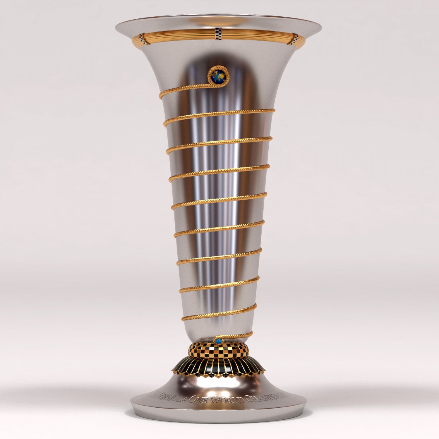 Customizable Monaco Grand Prix Trophy Replica Full Size 