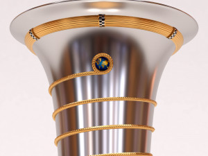 F1 WDC Trophy printable 3D-Druckmodell