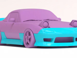 Kit carrozzeria Miata KBD stampabile Modello di stampa 3D