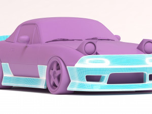 Miata KBD Body Kit Printable 3D-printmodel