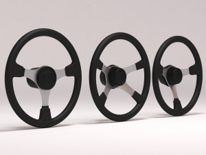 RS Classic Steering Wheels pack 3D Print Model