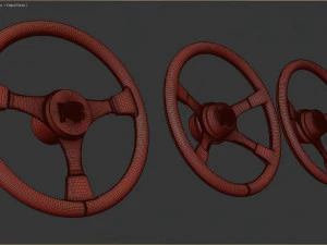 RS Classic Steering Wheels pack 3D Print Model