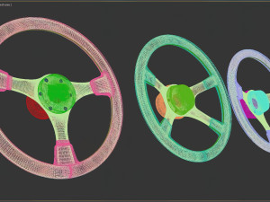 RS Classic Steering Wheels pack 3D Принт Модель