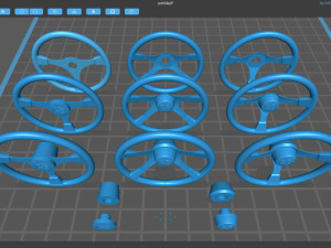 RS Classic Steering Wheels pack 3D Принт Модель