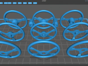 RS Classic Steering Wheels pack 3D Принт Модель
