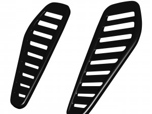 Fiesta Turbo Bonnet Vents printable 3Dプリントモデル