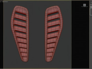Fiesta Turbo Bonnet Vents printable 3Dプリントモデル