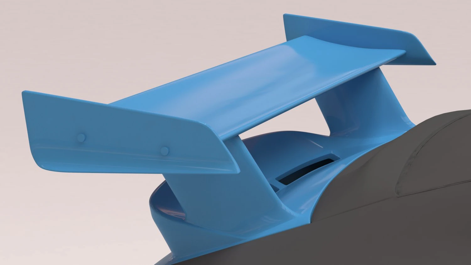 996 GT3 RS Spoiler 3D Print Model .c4d .max .obj .3ds .fbx .stl .blend 