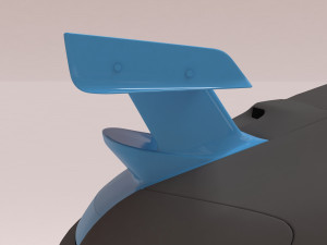 996 GT3 RS Spoiler 3D Print Model