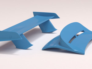 996 GT3 RS Spoiler 3D Print Model