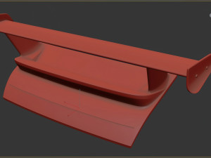 996 GT3 RS Spoiler 3D Print Model