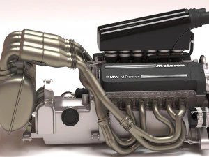 Motore McLaren F1 S702 V12 Modello di stampa 3D