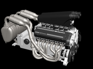 McLaren F1 S702 V12 Engine Modelo de impresión 3D