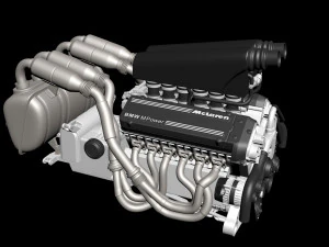 Motore McLaren F1 S702 V12 Modello di stampa 3D
