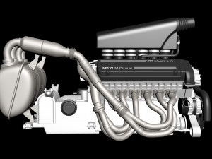 McLaren F1 S702 V12 Engine Modelo de impresión 3D