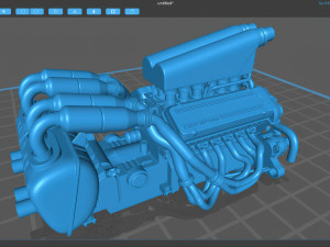 McLaren F1 S702 V12 Engine Modelo de impresión 3D