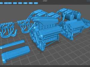 McLaren F1 S702 V12 Engine Modelo de impresión 3D
