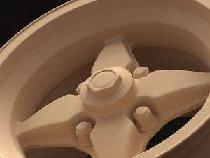 American Racing Le Mans Wheels 3D Print Model