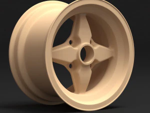 American Racing Le Mans Wheels 3D Print Model
