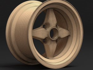 American Racing Le Mans Wheels 3D Принт Модель