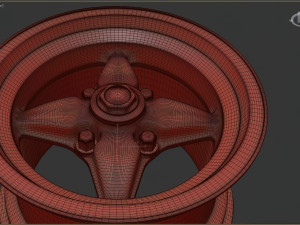 American Racing Le Mans Wheels 3D Принт Модель
