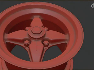 American Racing Le Mans Wheels 3D Print Model