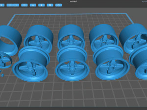 American Racing Le Mans Wheels 3D Принт Модель