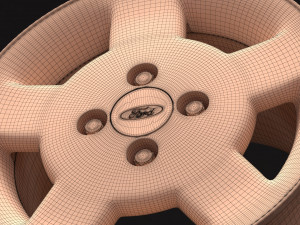 Sierra Azura Wheel Modèles 3D en vedette