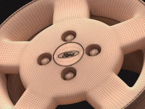 Sierra Azura Wheel 3D Print Model