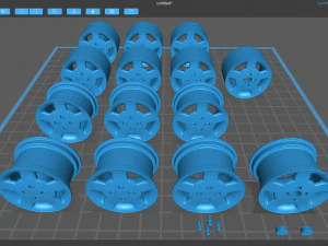 Sierra Azura Wheel 3D Print Model